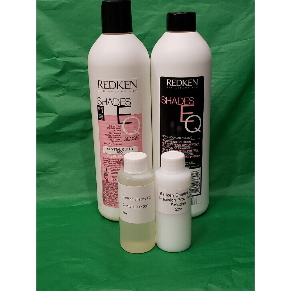 Redken Shades EQ Crystal Clear Gloss, 2 oz W Precision Gel Processing Solution.. - Picture 3 of 5